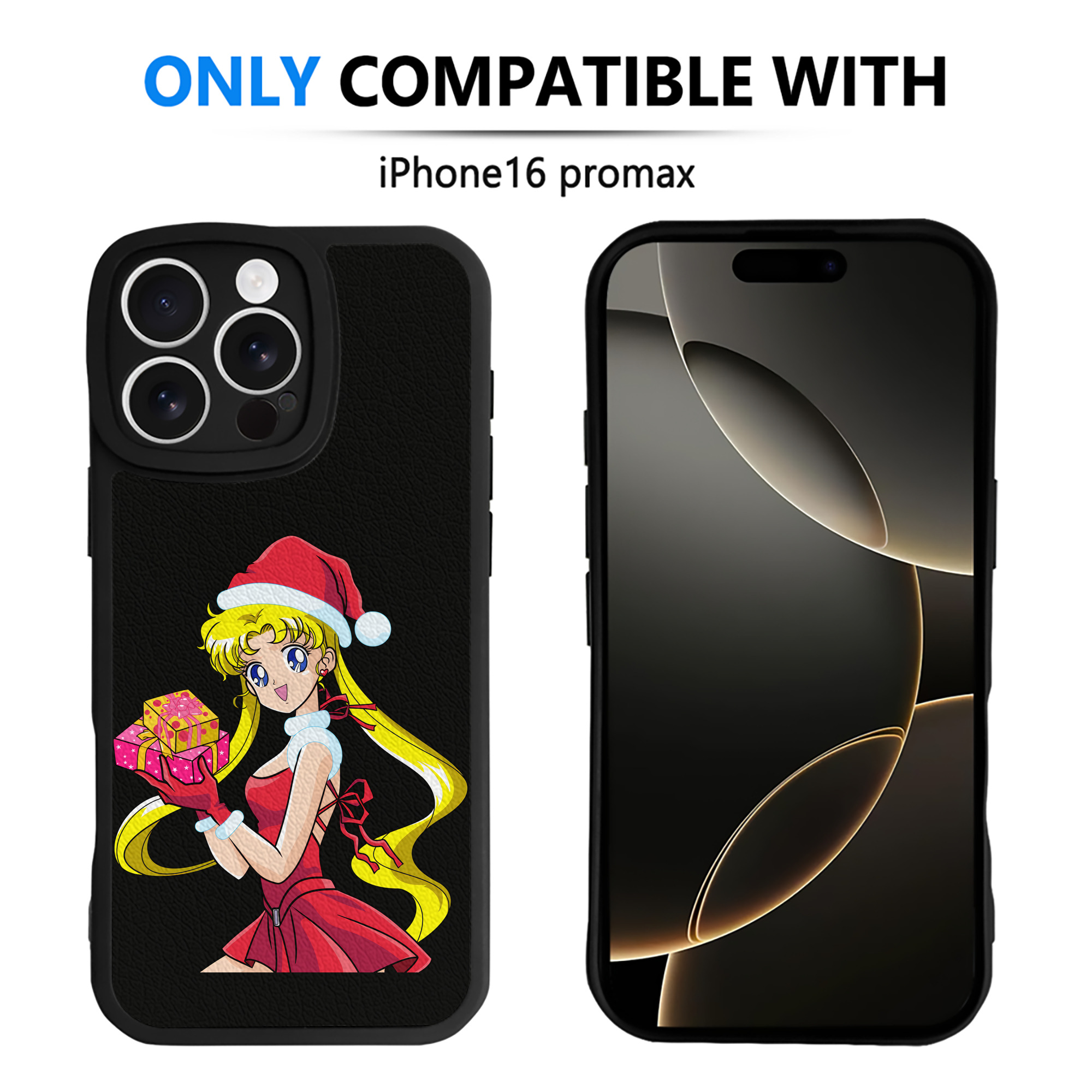 （画像用） 美少女戦士セーラームーン 月野 うさぎ つきの うさぎ Sailor Moon Tsukino Usagi 【iPhone 16シリーズ対応】シリコンスマホケース（レザー調） 材質：シリコン